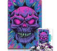 Skeleton Art Jigsaws 1000 Pieces for Teenagers,Family Game Stress Reliever Difficult Challenge Gifts for Friends And Family (75x50cm)