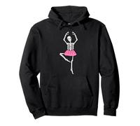 Skeleton Ballerina Ballet Dancer Tutu Skirt Halloween Pullover Hoodie
