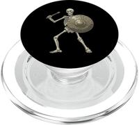 Skeleton Banging On A Shield Meme PopSockets PopGrip for MagSafe