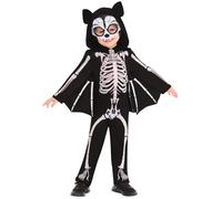 Skeleton Bat Costume Kids Fancy Dress Outfit Boys Girls Toddler Outfit