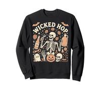 Skeleton Beer Halloween Wicked Craft Brewery Spooky Party Sweatshirt