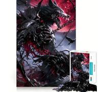 Skeleton Bloodmoon Wolf 1000 Piece Jigsaw Puzzles for Adults Sharp Logic Toy Home Leisure Tight Cut Heartfelt Gift 50x75cm