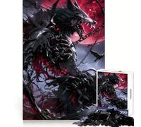 Skeleton Bloodmoon Wolf 1000 Piece Jigsaw Puzzles for Adults Sharp Logic Toy Home Leisure Tight Cut Heartfelt Gift 50x75cm