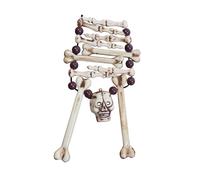 Bristol Novelty BA012 Skeleton Bone Necklace, Womens, One Size