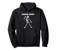Skeleton Broken Bone Recovery Awww Snap Cast Humor Halloween Pullover Hoodie