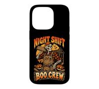 Skeleton Builder Boo Crew Halloween Construction Case for iPhone 14 Pro