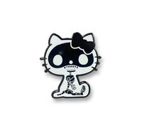 Skeleton Cat Pin Enamel Skeleton Pins X-Ray Pins X-Ray Cat Enamel Badge Reel Pin Cute Radiology Pin Halloween Pins Ghost Cat Pins Ghost Pins Cat Kitty Pins, Zinc, hard enamel