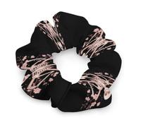 Skeleton Cherries Blossoming Cute Women Ponytail Holders