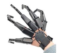 Skeleton Claw Finger Set - Bendable Artificial Bones Scary Oblong Hand Illusion Piece Reusable Theatrical Fancy Dress Element Stk Creative Horror Role Play Amplifier | M