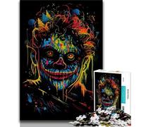 Skeleton Clown 1000 Piece Jigsaw Puzzle for Adults Teens,Brain Intelligence Challenge Addictive Toys for Home Decoration (75x50cm)