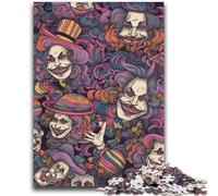 Skeleton Clown Jigsaw Puzzles for Adults 2000 Jigsaws,Help The Brain Exercise Addictive Toys to Cultivate Patience Parent-child Interaction (70X100cm)