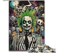 Skeleton Clown Jigsaw Puzzles for Teenagers, Family Activity Fun at Home Activities, Birthday Present,Travel Gifts (50x75cm)