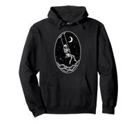 Skeleton Cosmic Swing Starry Void Shadow Pullover Hoodie
