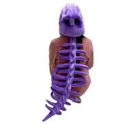 Skeleton Costume - 75 cm Plush Audio, Cosplay Performance Clothing, Festival Convention Character Suit, Detailed Bone Structure Clothing, Stage Production Ensemble, Theme Highlight For The