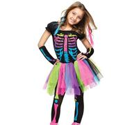 Skeleton Costume for Girls Skeleton Costume for Kids Skeleton Costume for Kids Halloween Colorful Skull