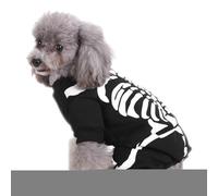 Skeleton Costume for Pets - Clothing with Skull for Dogs and Cats Halloween - Clothing for Cosplay Parties and Carnival Theme Events and Photography Roles
