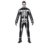 Skeleton Costume Mens Halloween Skeletons Outfit Fancy Dress Day Of the Dead