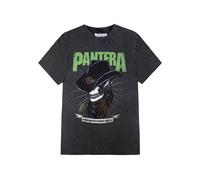 Pantera Unisex Stone Wash T-Shirt: Skeleton Cowboy (Small)