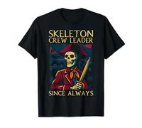 Skeleton Crew Leader Halloween Spooky Haunted Season T-Shirt