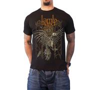 Skeleton Crow T Shirt Lamb Of God Black M