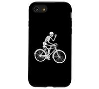 Skeleton Cyclist Waving Bike Rider Halloween Case for iPhone SE (2020) / 7/8