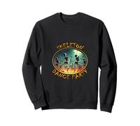 Skeleton Dance Party Halloween Celebration Sweatshirt