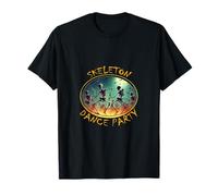 Skeleton Dance Party Halloween Celebration T-Shirt