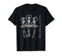 Skeleton Dancer Ballet of The Bewitched Goth Halloween T-Shirt