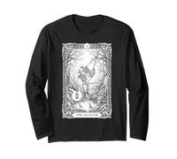 Skeleton Dancer with Lantern Gothic Dark Fantasy Occult Long Sleeve T-Shirt
