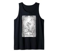 Skeleton Dancer with Lantern Gothic Dark Fantasy Occult Tank Top