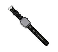 Skeleton Dancing Under Moon Silicone Quick Release Watch Band Compatible with IWatch Waterproof Replacement Sport Strap for Men Women