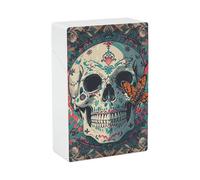 Skeleton Death Moth Cigarette Case Portable Novelty Cigarette Packing Box Crush Proof Waterproof Cigarette Box Novelty Gifts for Friend