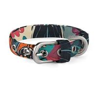 Skeleton Death Moth Dog Collar Adjustable Soft and Comfortable Puppy Collars with Metal Buckle Pet Collar for Small Medium Pet