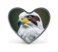 Skeleton Death Moth Fashion Heart Brooch Pins Lightweight Enamel Lapel Pin for Women Men, Hat Bag Jacket Clothing Accessory Jewelry Gift, Love form, Aluminum, no gemstone