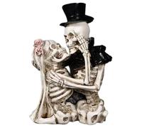 Skeleton Decor, Halloween Decorations, Romantic Resin Skeleton Couple, Stuck Together Tightly for Home Wedding Party