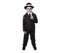 Skeleton Detective Costume I Love Fancy Dress Black XL