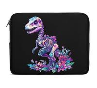 Skeleton Dinosau Bones Paleontologist Laptop Sleeve Cute Tablet Case Briefcase Carrying Work Bag Purse Pouch 12inch