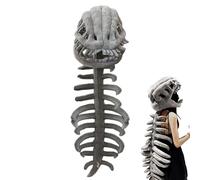 Skeleton Dinosaur Costume - Plush Stuffed Toy | Masquerade Cosplay Props,for Kids Adults Stage Performance Themed Event Haunted House Film Making Masquerade Carnival Concert