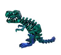 Skeleton Dinosaur Toy - 15 cm Large 3D Printed Movable Desktop Figures, Model | Educational Decorative Table Decoration for Children and Adults, Bookcase, Display Case, Tea