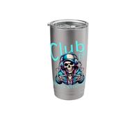 Skeleton DJ Beats Stopped EDM Drop Breakdown Style Vibess Stainless Steel Insulated Tumbler