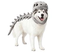 Skeleton Dog Costume Dinosaur Skeleton Dress Up Providing A Soft Fe Clothes | Pet Halloween Costumes for Festival Stage Show Theater Masquerade Party Holiday Cosplay