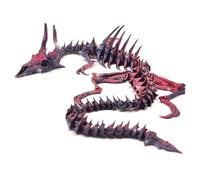 Skeleton Dragon Figure Dragon Decorative Figure Shadow Ghost Fantasy Halloween Figure Party Accessories Table Decoration Birthday Gift for Gamers