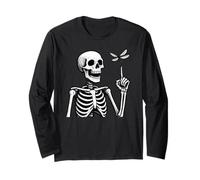 Skeleton Dragonfly Halloween Long Sleeve T-Shirt