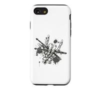 Skeleton Drum Sticks Rock Horns Hand - Rock Drummer Case for iPhone SE (2020) / 7/8