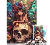 Skeleton Elf 1000 Piece Jigsaw Puzzles for Adults,Challenging Game Gifts for Is Ideal As A Gift for The Whole Family 38x26cm