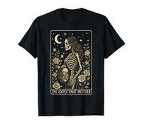 Skeleton Expectant Mother Tarot Card Pregnancy Announcement T-Shirt