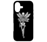 Skeleton Fairy Faerie Blackwork Case for iPhone 17