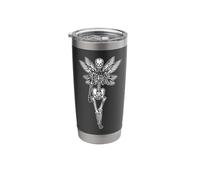 Skeleton Fairy Faerie Blackwork Stainless Steel Insulated Tumbler