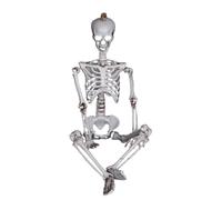 Skeleton Figure, Realistic Fake Human Body Bones with Movable Joints - Novel Ghost Festival Skeleton Figures Tibal Props for Haunted House, Garden Party, Lawn, Cemetery Scene, 165CM skeleton man, 説明を