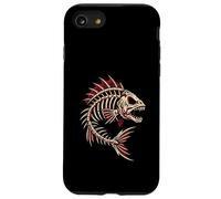 Skeleton Fish Bones Fishing Lover Fisherman Angler Case for iPhone SE (2020) / 7/8